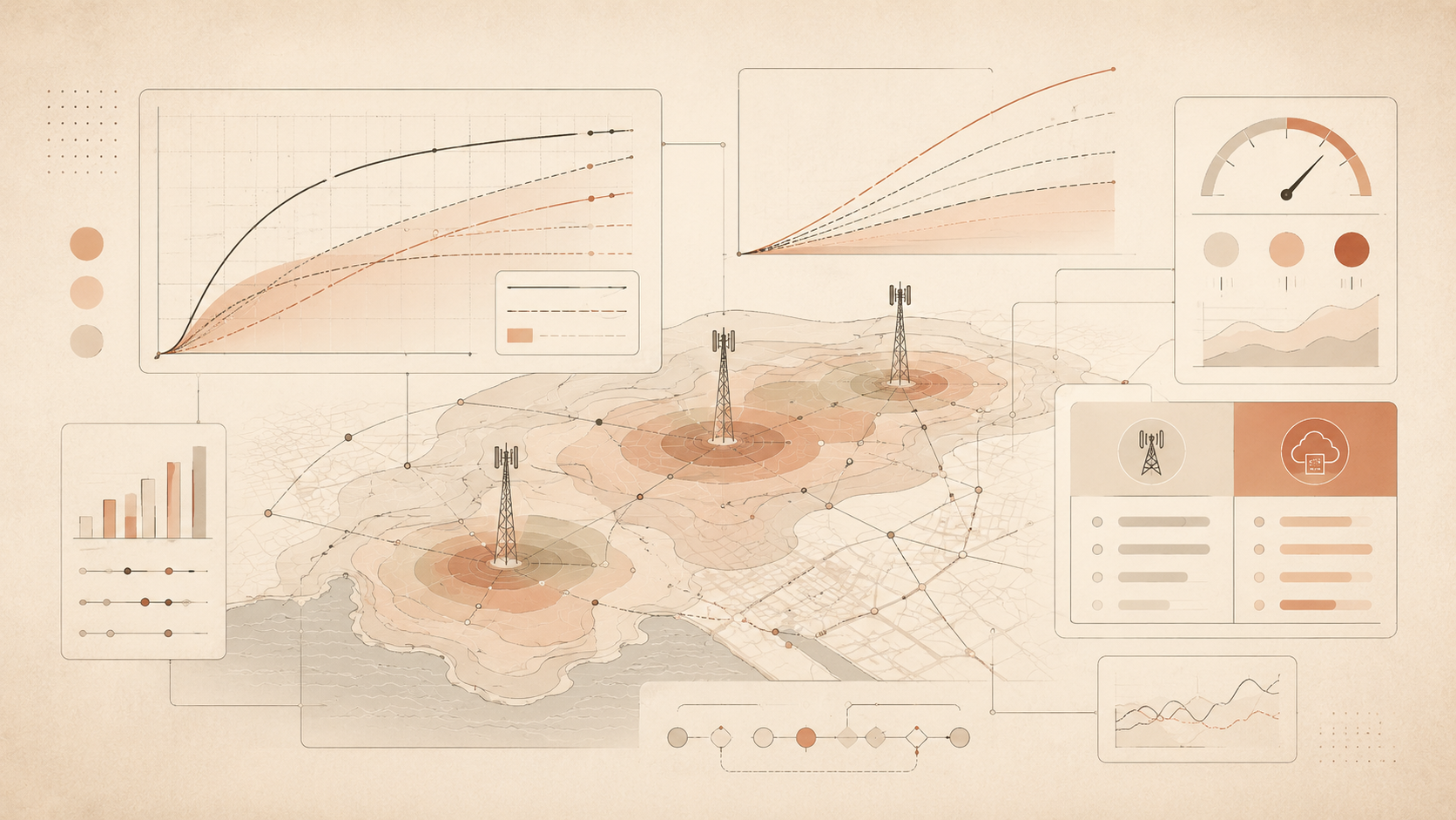 Telecom techno-economic analysis and demand modelling graphic